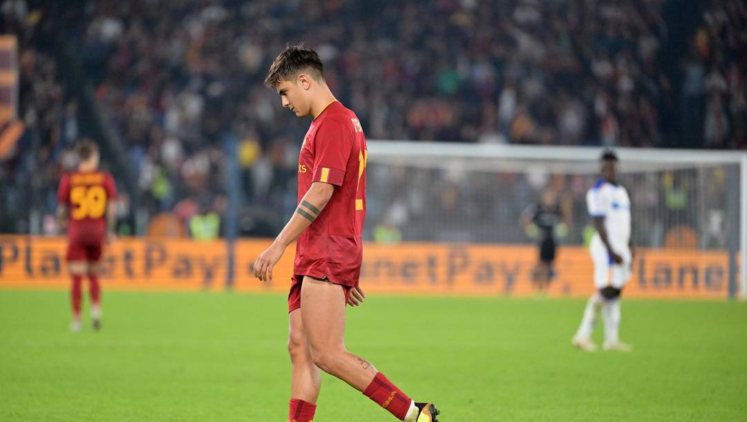 Paulo Dybala, 29 anni, dopo il suo infortunio subìto con la Roma  il 9 ottobre 2022 