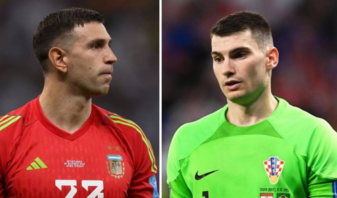 Emiliano Martinez, 30 anni, e Dominik Livakovic, 27 