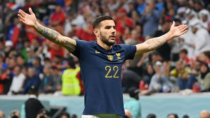 Theo Hernandez esulta dopo la rete dell'1-0 GETTY IMAGES Theo Hernandez esulta dopo la rete dell'1-0 GETTY IMAGES