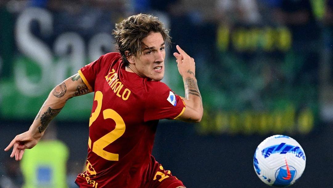 Nicolò Zaniolo, 23 anni: il suo contratto con la Roma scadrà fra poco più di un anno e mezzo 