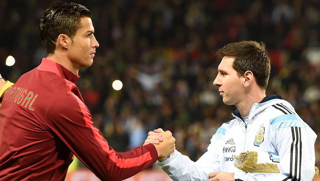 Ronaldo e Messi LAPRESSE 
