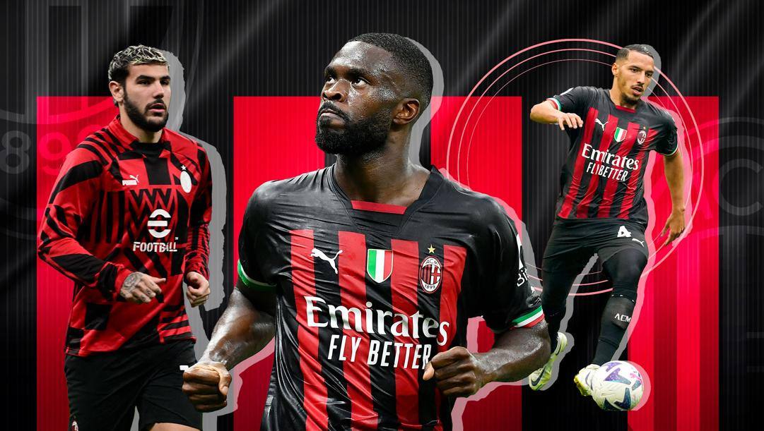 Kalulu, Bennacer e Tomori tra i più "produttivi" del Milan. Afp 