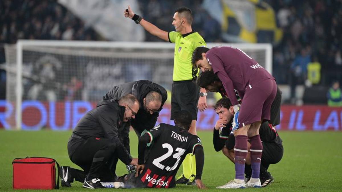 Milan, it rains in the wet: muscle injury for Tomori, derby at risk