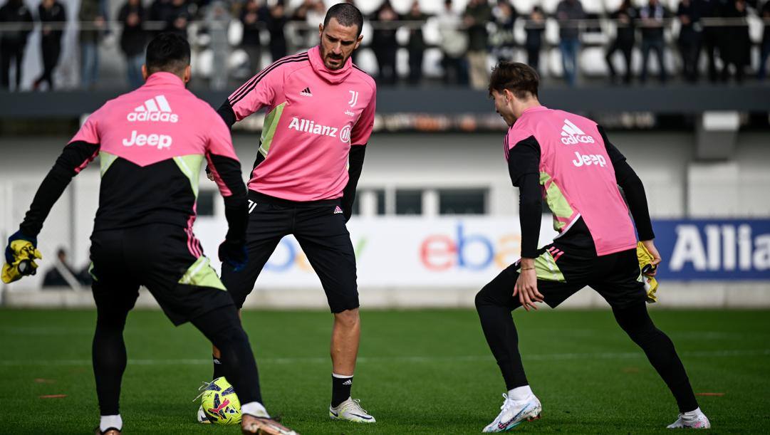 Leonardo Bonucci in allenamento. Getty 