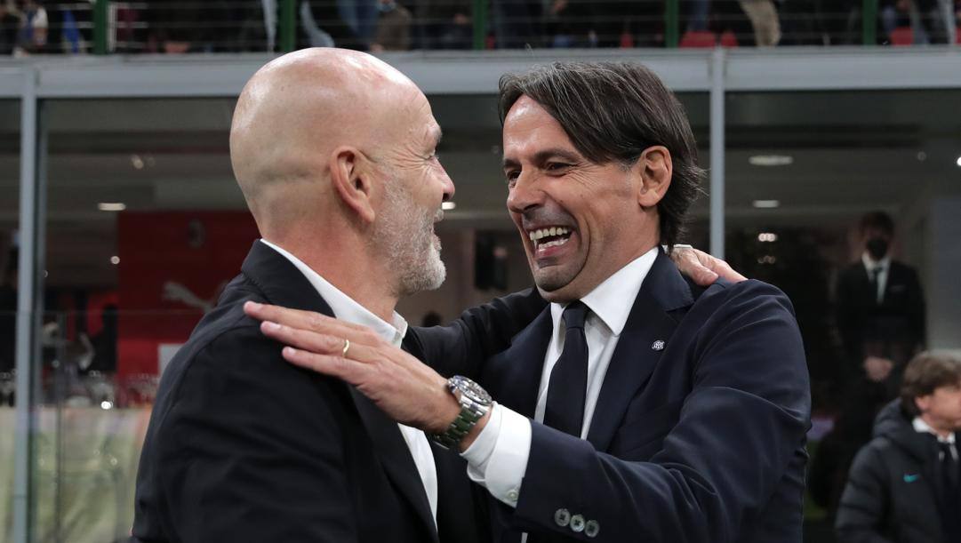 Stefano Pioli e Simone Inzaghi. Getty  