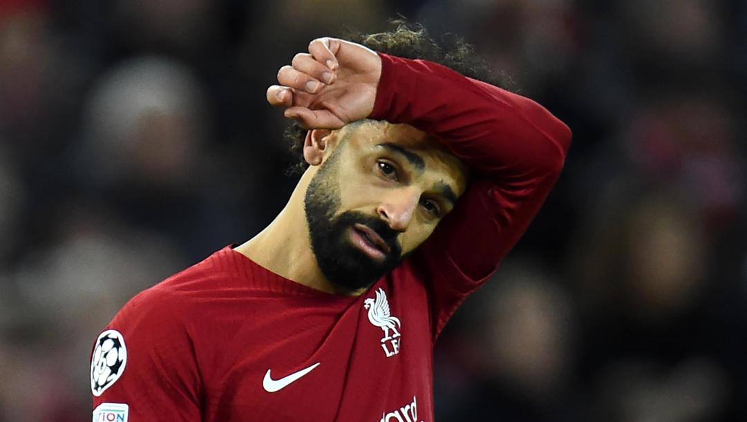 Salah, attaccante del Liverpool. Epa 