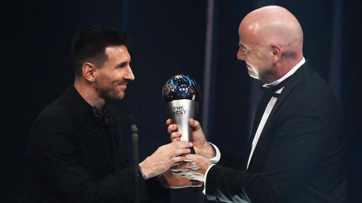 FIFA Best Football Award: Messi beats Mbappe.  Ancelotti defeated by Scaloni