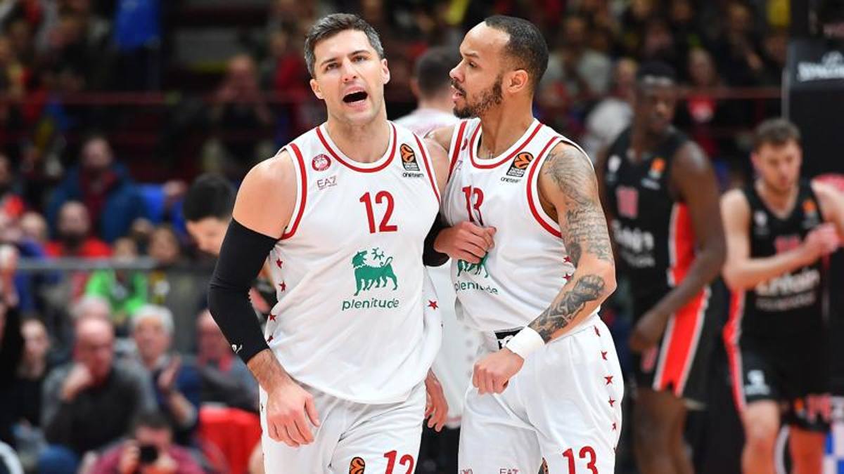 Eurolega, giornata 26 Milano batte l'Olympiacos, Virtus Bologna