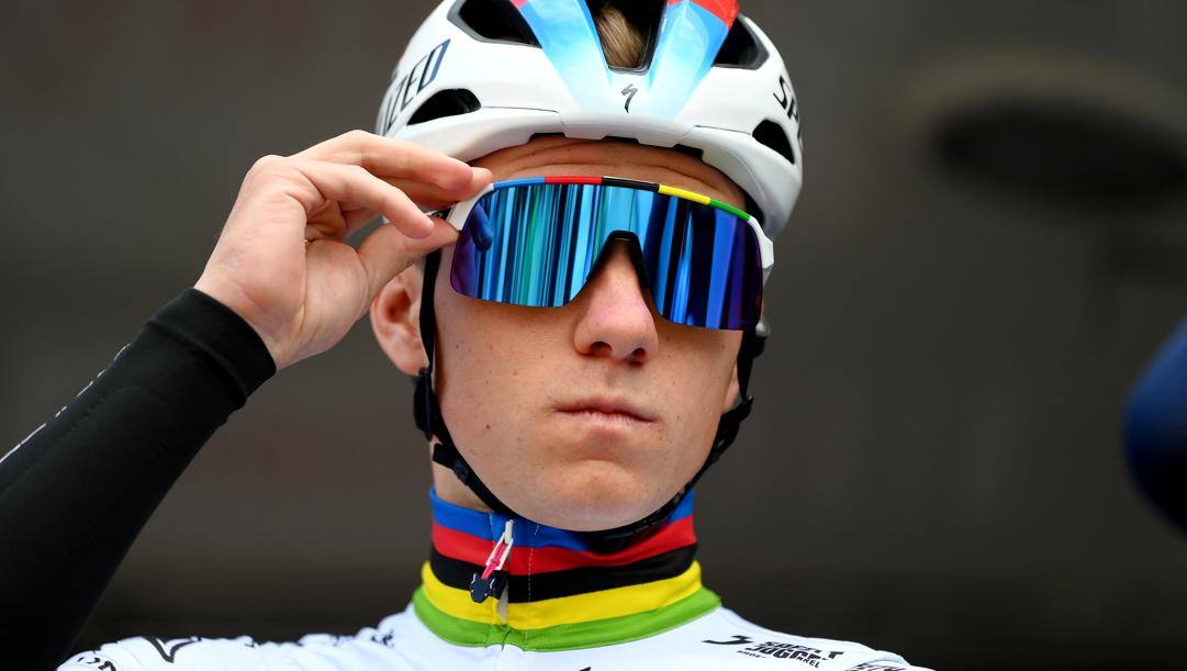 Remco Evenepoel, 23 anni: nel 2022 ha vinto Mondiale, Vuelta e Liegi. Getty 