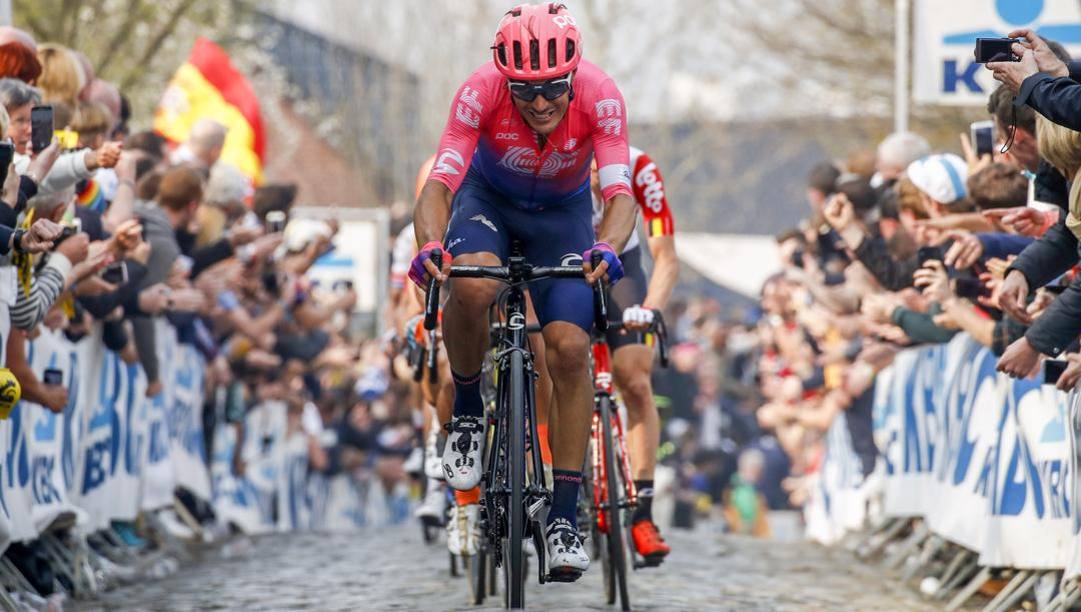 Alberto Bettiol al Giro delle Fiandre 2019 BETTINI 