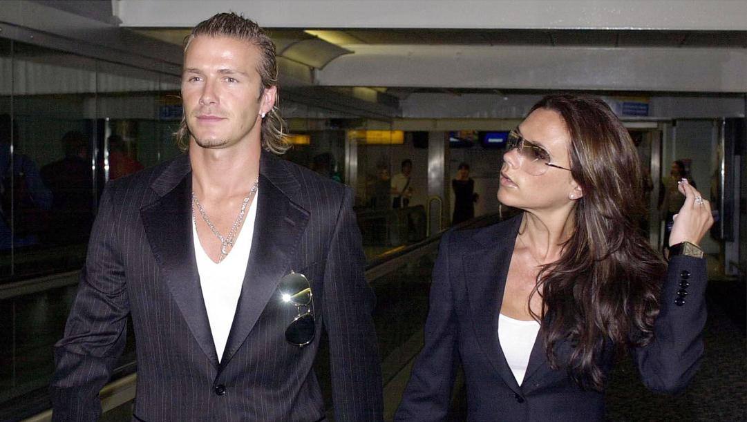 David e Victoria Beckham nel giugno 2003. Ap 