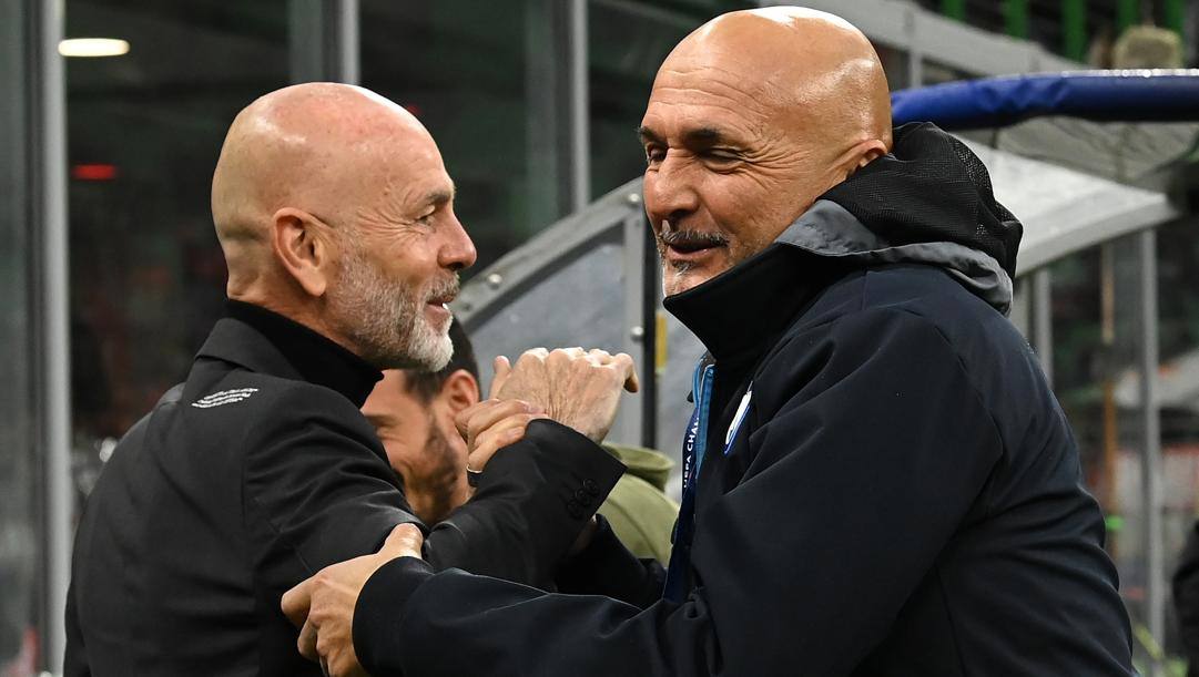 Pioli e Spalletti GETTY IMAGES 