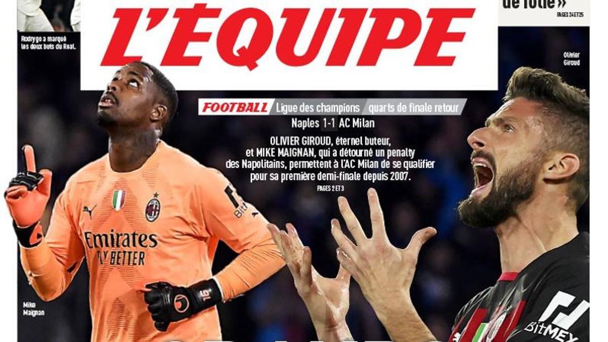 Milán, Francia celebra Mignan y Giro: «Genial» Milán, Francia celebra Mignan y Giro: «Genial»