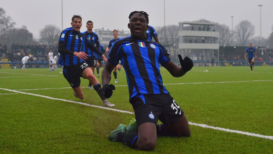 Enoch Owusu, 18 anni, ala dell'Inter Primavera. Getty Images 