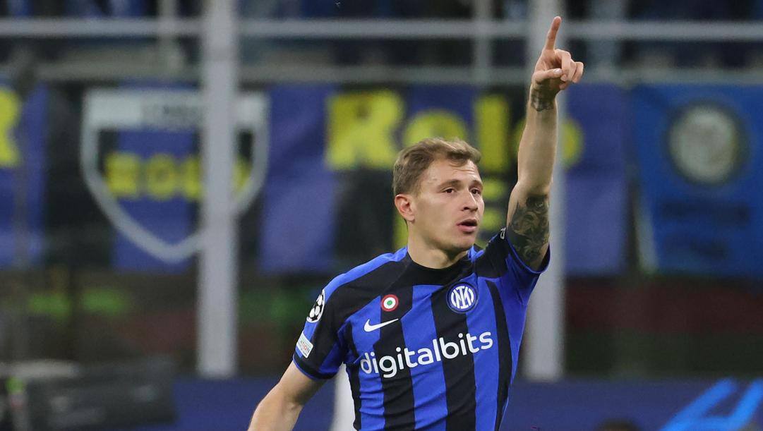 Nicolò Barella, 26 anni, centrocampista dell'Inter. Ansa 