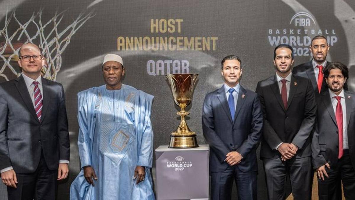 FIBA World Cup 2027 in Qatar.  Tomorrow is the draw for the 2023 edition