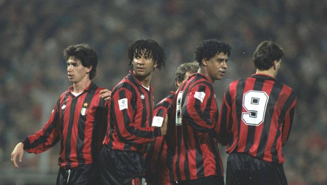 Гуллит ван бастен. Франк Райкард Гуллит Ван Бастен. AC Milan 1992.