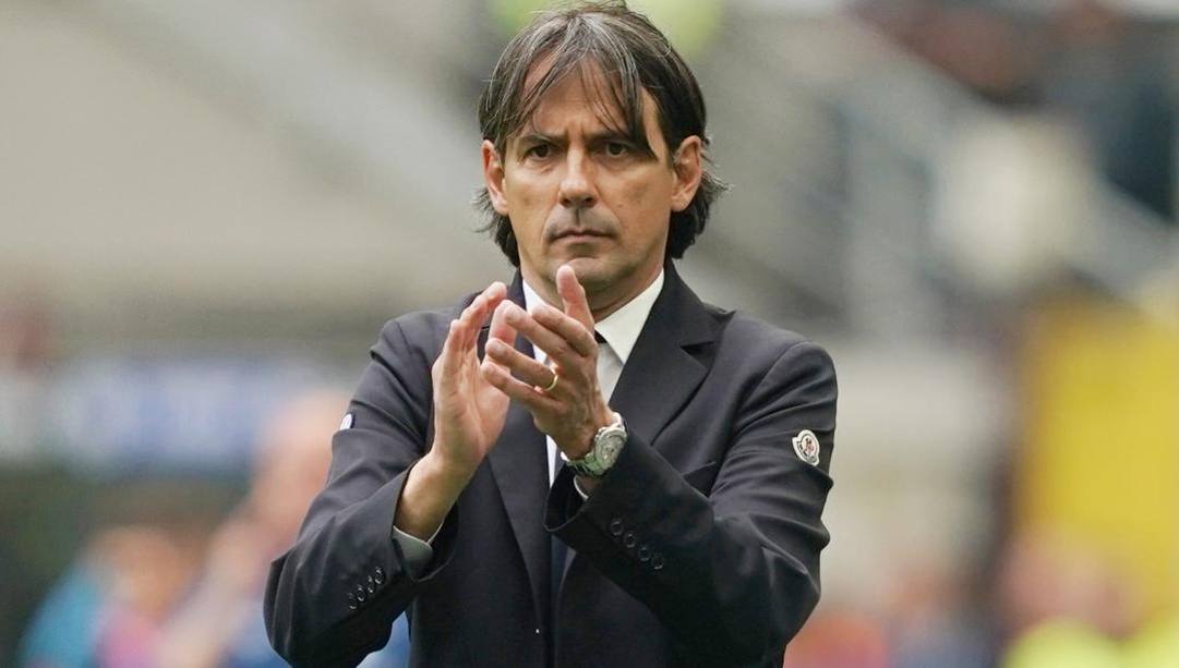 Simone Inzaghi, 47 anni, allenatore dell'Inter. LaPresse 