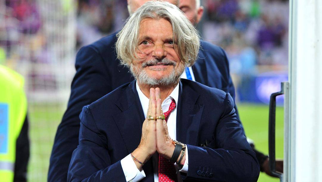 Massimo Ferrero, 71 anni, azionista di maggioranza della Sampdoria 