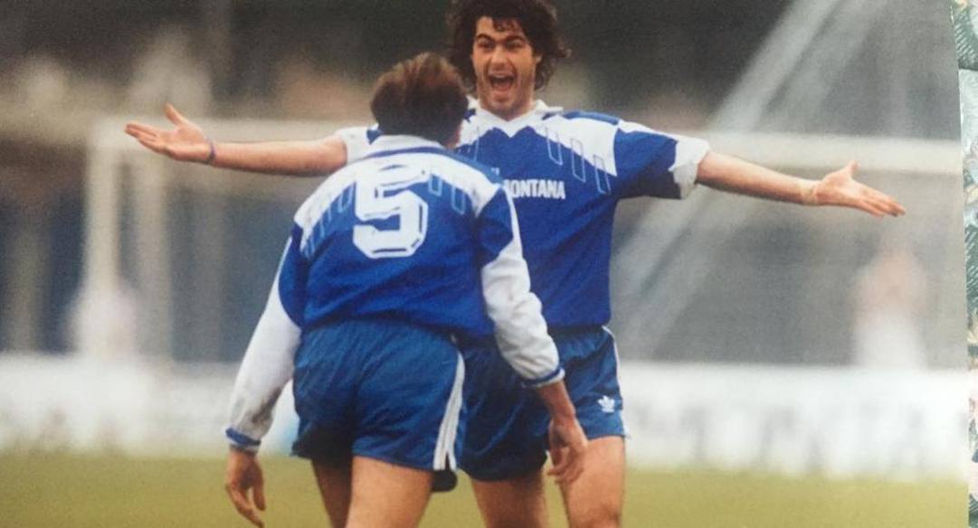 Luciano Spalletti (di spalle) e Fabio Galante ai tempi dell'Empoli 