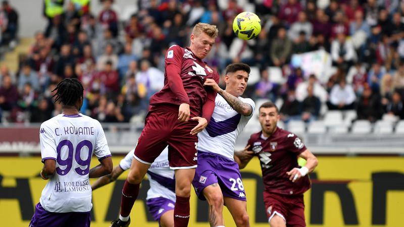 Torino-Fiorentina 1-1: gol di Jovic e Sanabria