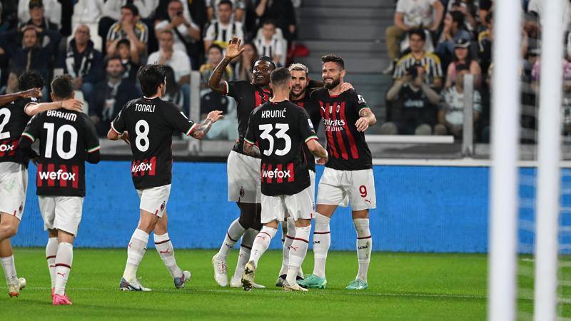Juve-Milan 0-1, gol di Giroud