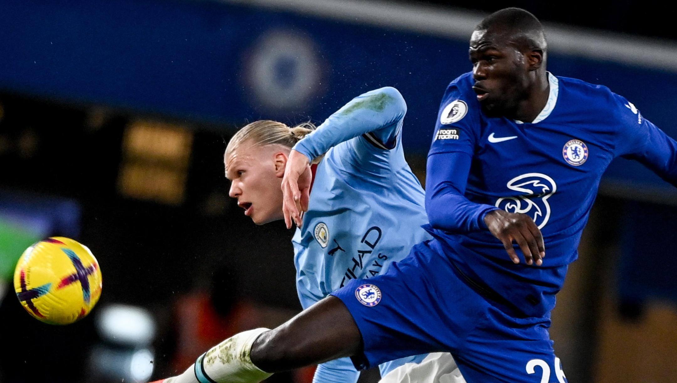 Koulibaly contro Haaland EPA 