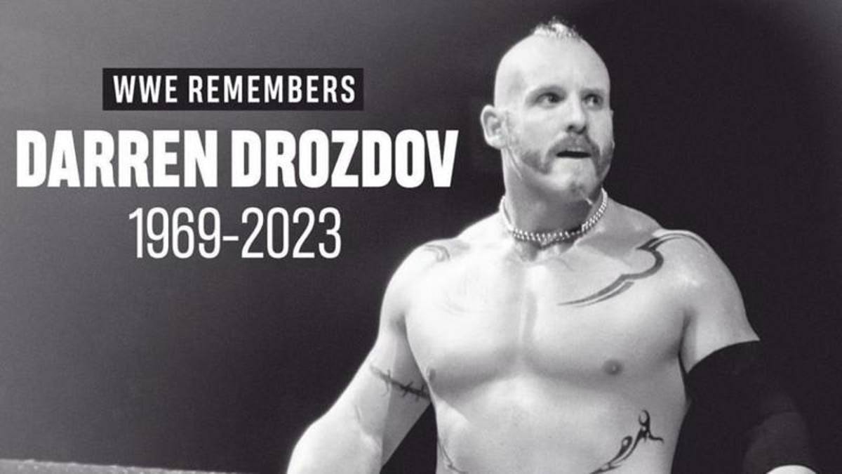 Morto Darren Drozdov, wrestling in lutto