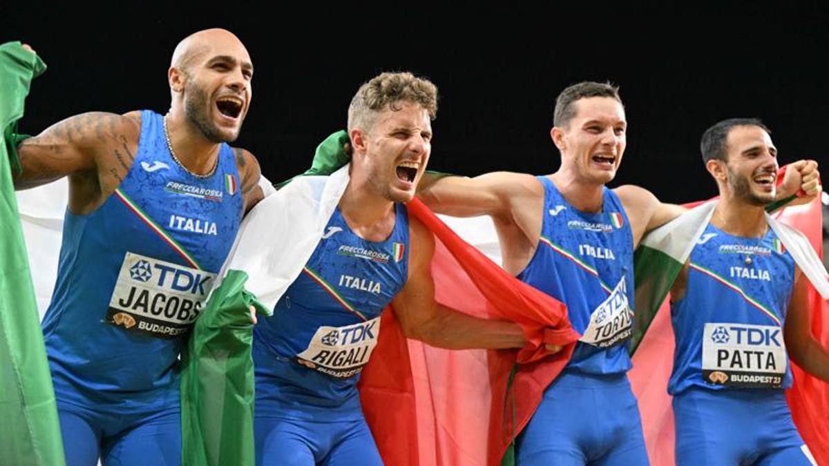 Athletics World Championships, 4×100 silver.  Jacobs: “We are the Olympic champions, let’s not forget that”