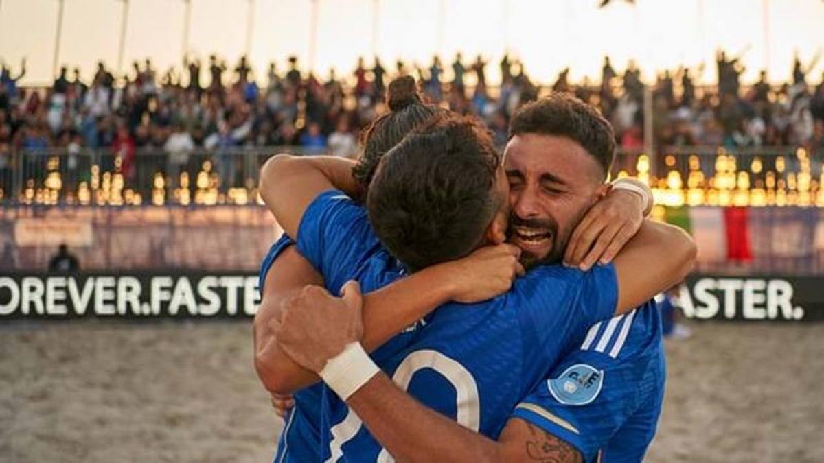 Fútbol playa, Italia campeona de Europa: venció a España en la final Fútbol playa, Italia campeona de Europa: venció a España en la final