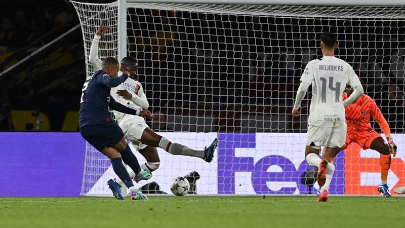 Psg-Milan 3-0: gol di Mbappé, Kolo Muani e Lee