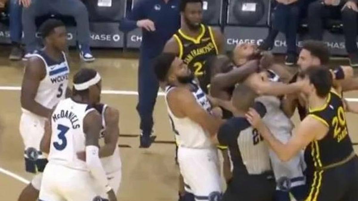 NBA, Green-Gobert, the reasons for the Warriors-Wolves brawl