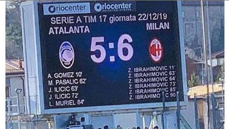 Zlatan Fa Gia Miracoli 6 Gol All Atalanta Video Gazzetta It