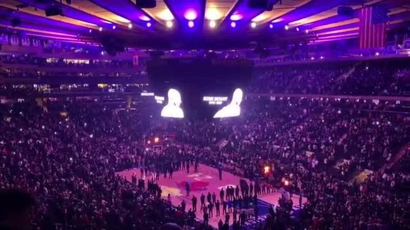 Video Kobe Bryant Il Tributo Del Madison Square Garden A Black