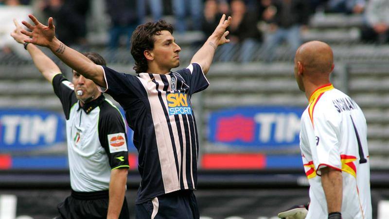 Juventus-Lecce 5-2, la tripletta di Zlatan Ibrahimovic nel 2005- Video  Gazzetta.it