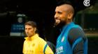 Ostacoli, torello e tanti sorrisi: ecco il primo allenamento di Vidal con l'Inter