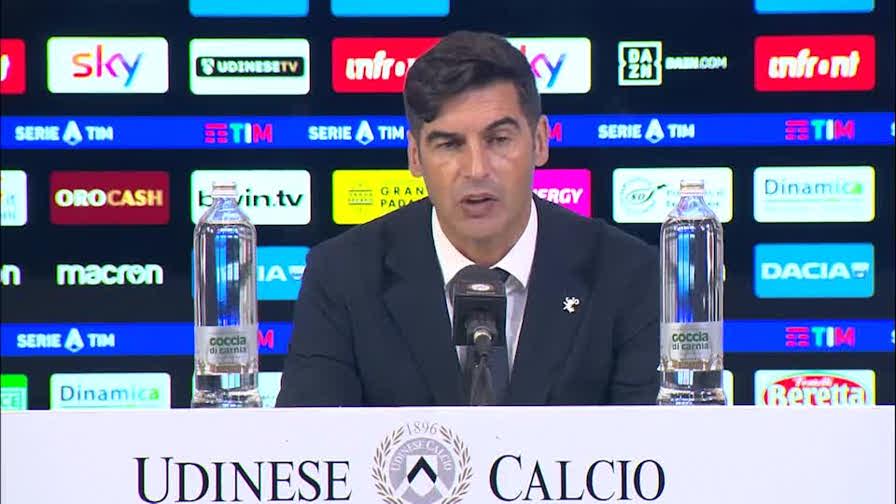 Fonseca: "Quando l'Udinese ha reagito abbiamo difeso bene"