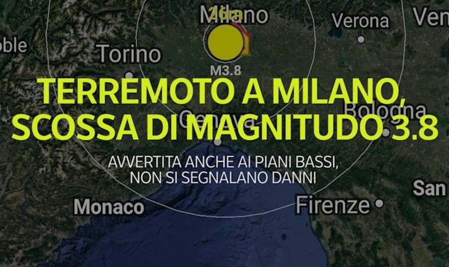 Video Terremoto A Milano Scossa Di Magnitudo 3 8 Video Gazzetta It