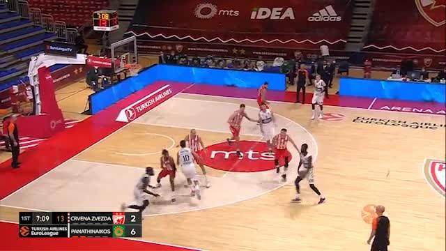 Papapetrou non basta al Panathinaikos: la Stella Rossa vince 74-71