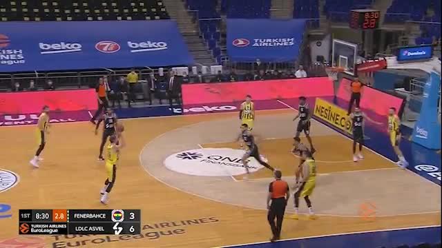 Il Fenerbahce supera il Villeurbanne 81-59: gli highlights