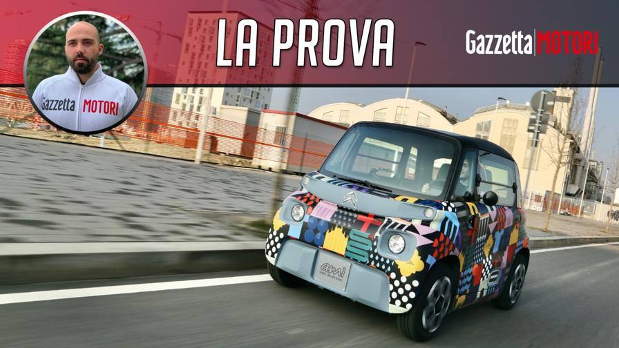 Citroën Ami, microcar elettrica con autonomia di 75 km: la prova- Video  Gazzetta.it