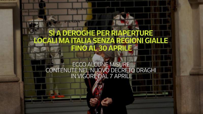 Nuovo Decreto Draghi Niente Regioni Gialle Fino Al 30 Aprile Le Misure Video Gazzetta It
