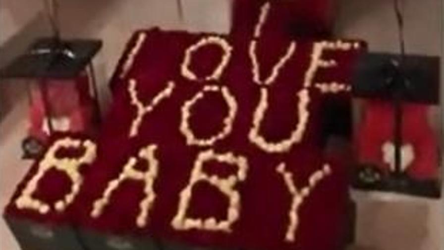 "I love you baby": la sorpresa romantica di Brozovic alla moglie