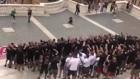 Roma invasa dai tifosi del Cska Sofia: i loro cori