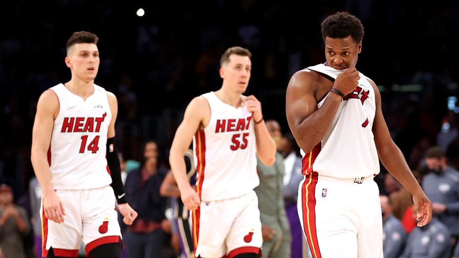 Gli errori di Herro condannano Miami all'overtime: guarda il k.o. coi Lakers