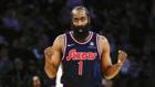 29 punti, 16 assist e...: la prima tripla doppia di Harden con i 76ers