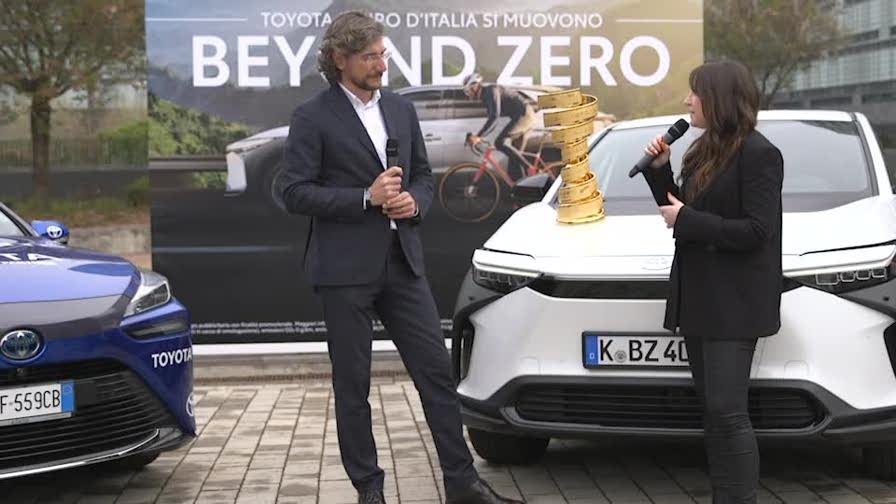 Lucà, a.d. Toyota: "Che orgoglio il Giro, renderemo la mobilità ancora più sostenibile"