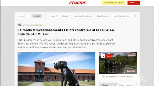 Il Milan, l'intreccio con il Lilla e la finanza: cos'è e come opera il fondo Elliott