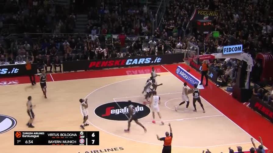 Teodosic contro il Bayern: 9 punti e 3 assist in 14 minuti