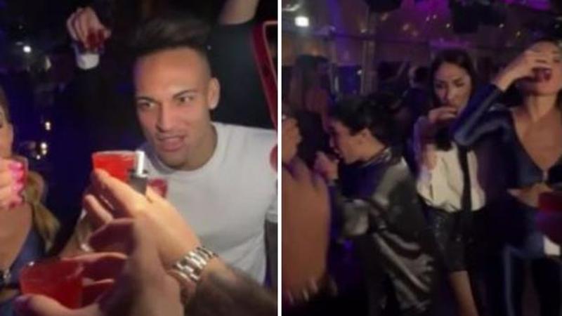 VIDEO Inter, Lautaro beato tra le donne: si scatena in discoteca- Video  Gazzetta.it